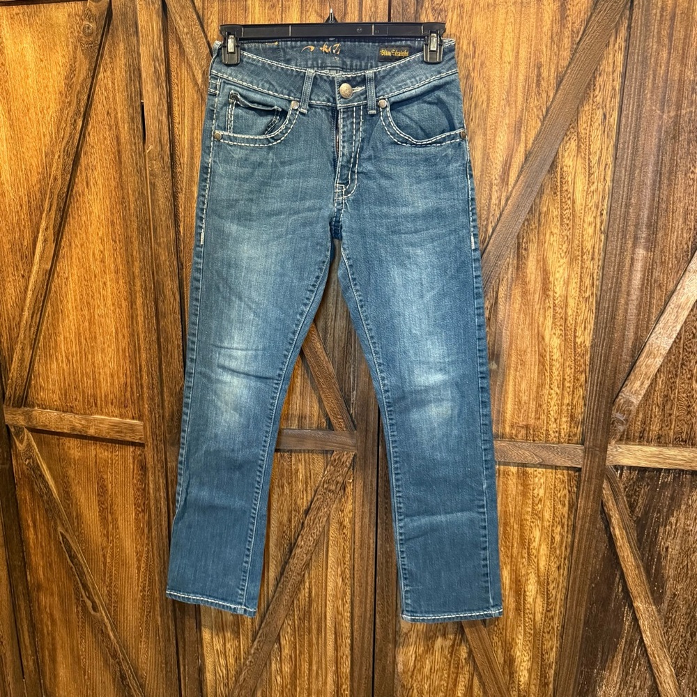 Classic Blue Men's Straight Jeans 30x32